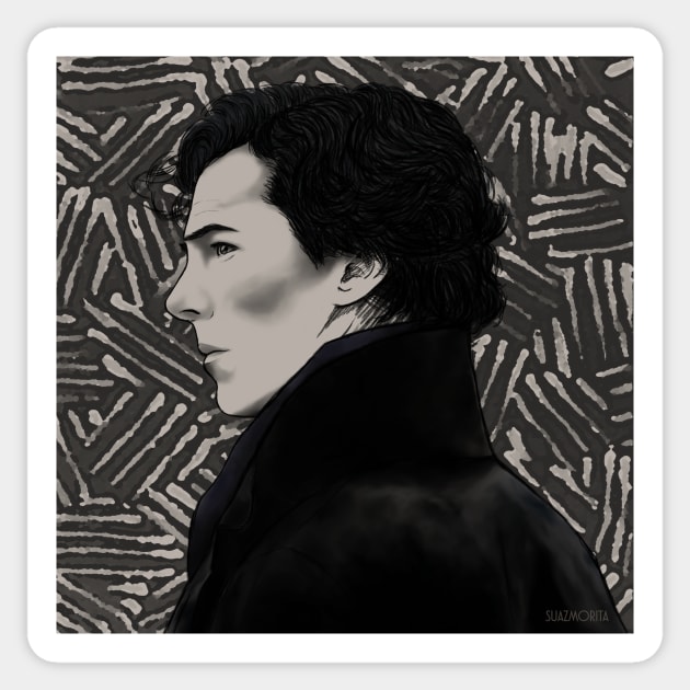 SHERLOCK FANART Sticker by moritajung